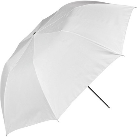 Westcott 43" Optical White Satin Collapsible Umbrella image