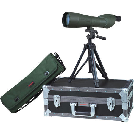 Winchester WT-8, 20 - 60 x 80mm Variable Power Zoom Straight Spotting Scope Kit image