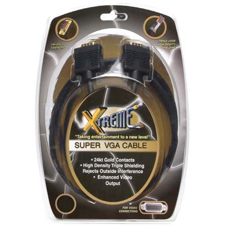Xtreme Cable 12' SVGA Super High Performance Cable. image