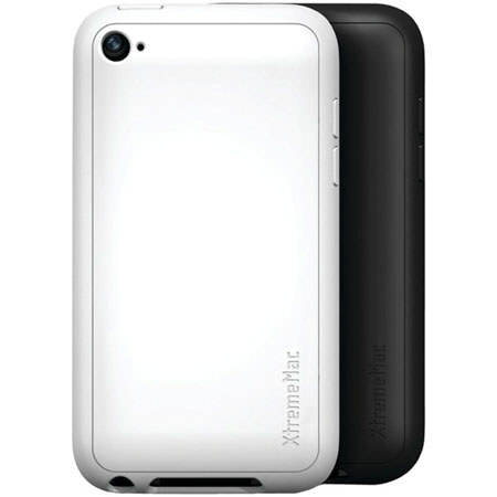 XtremeMac Tuffwrap Case for iPod Touch 4G, 2 Pack, White/Black