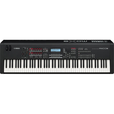 Yamaha 88 Key Graded Hammer Action Keyboard with Initial Touch, 1217 Voices and 256 Performances, USB MIDI & 4-In/2-Out Audio Interface