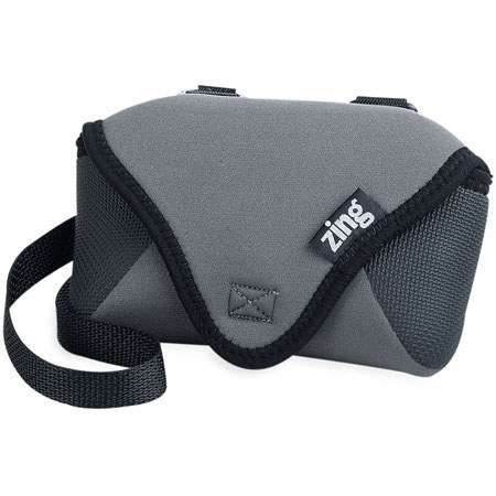 UPC 763465030080 product image for Zing Deluxe, Multi-Strap Camera Accessory Belt Pouch with Shoulder Strap, Gray | upcitemdb.com