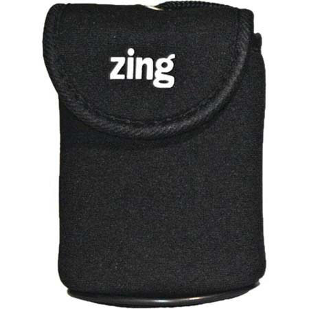 Zing Black Neoprene Case for Small Size Point &amp; Shoot Cameras, with Belt Loop &amp; Neck Strap image