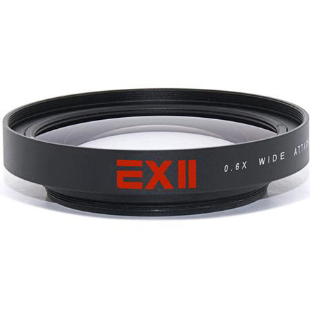 16x9 ExII 0.6X Wide Angle Lens Adapter For Camcorders With 72mm Filter Thread - Compatable With Canon XL-H1 , Canon XH-A1 , Canon XH-G1 , Canon Xl-2 , Canon XL 