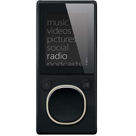 Microsoft Zune 4 GB Digital Media Player, Black image
