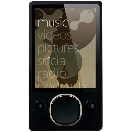 Microsoft Zune 80 GB Digital Media Player, Black image