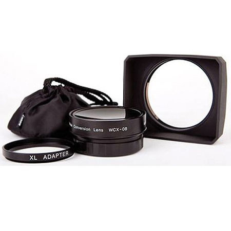 Zunow WCX-08 Wide Angle Conversion Lens for Compact HD Camcorders - 72/62mm Mount image