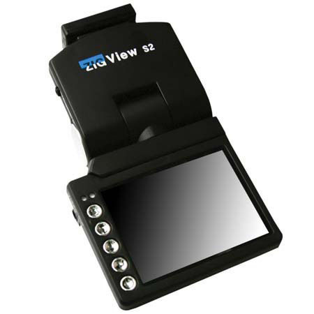 ZigView-S2 Type c Digital Viewfinder, 300&deg; Rotating &amp; 180&deg; Flipable 2.5" Color Display with Video out Jack for Canon 1Ds Mark II, 5D, 1Ds, image