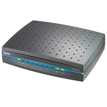 ZyXEL Prestige 663H-51 ADSL 2+ Bonded 4-Port Router