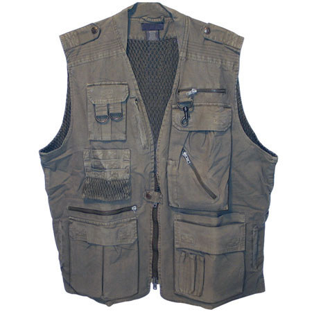 Campco Safari Travel Vest - Khaki - Small image