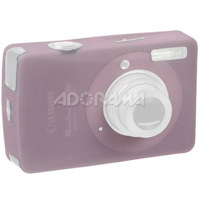 GGI International Light Pink Silicone Case for the Canon PowerShot SD 790 Elph Camera with Plastic Screen Protector image