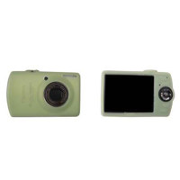 GGI International Light Green Silicone Case with Screen Protector for the Canon PowerShot SD 880 Elph Camera
