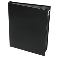 Flora Superior Series, Self Adhesive Album, Black Cover with Black Pages, 15 Page Capacity Holds 30 5" x 7" Photos. image