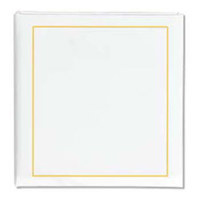 TAP Single CD / DVD Album, Color White with Gold Accent Border. image