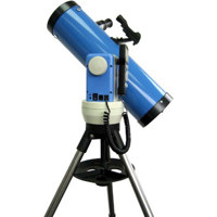 iOptron SmartStar-E-N-114 Astro Blue 114mm (4.5") Newtonian OTA, Altazimuth "Cube" Mount, #8403 GoToNova Controller & Heavy Duty S.S. Tripod
