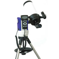 iOptron SmartStar-G-MC90 Astro Blue 90mm Maksutov-Cassegrain OTA, Altazimuth "Cube" Mount, #8402A GoToNova Controller, Internal GPS, & Tripod