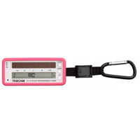 Tascam TC-1S Solar Rechargeable Instrument Tuner, Pink