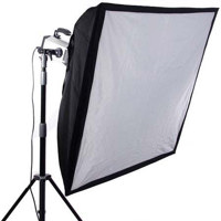 Alzo Digital 24" x 24" Heavy-Duty Fabric Double Coated Video Softbox