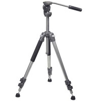 Barska Professional Tripod with Two Way, Quick Release Fluid Head, Maximum Height 66", Supports About 22.1 lbs., 10kg.
