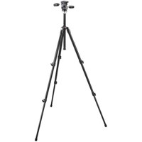 Manfrotto 055XDB Black Tripod Kit with 804RC2 3-Way Pan/Tilt Head & Tripod Case