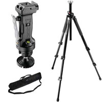 Manfrotto 055XPROB Black Tripod Kit with 3265 Grip Action Ball Quick Release Head & Tripod Case