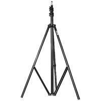 Bogen - Manfrotto 8' Compact Light Stand, 5/8" Mounting Stud, Black Anodized (#052B) image