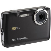 Bell & Howell S5 Slim 12MP Digital Point & Shoot Camera, Fixed Lens, 2.7" LCD - Midnight Blue