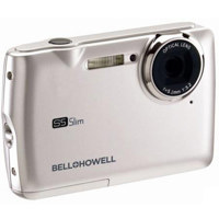 Bell & Howell S5 Slim 12MP Digital Point & Shoot Camera, Fixed Lens, 2.7" LCD - Silver