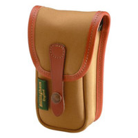 Billingham Avea 3 Small Pouch, Khaki Canvas with Tan Leather Trim