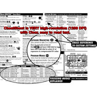 PhotoBert Photo CheatSheet for Nikon N80 SLR Camera