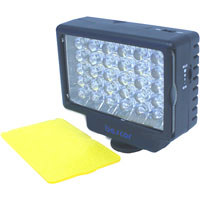 Bescor LED-35D BroadBeam Daylight Balanced On Camera 35 Watt LED Video Light W/ Built In Dimmer image