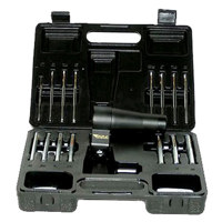 BSA Optics Bore Sighter Kit with Arbors to Fit most Calibers, Plastic Storage Box.