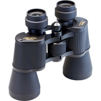 BSA Optics 10x50mm Full Size Series Weather Resistant, Porro Prism Binocular with 6.3 Degree Angle of View, Black Rubber