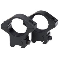 BSA Optics 1" Diameter Weaver Style, Medium Mounting Rings for Air Rifles & .22 Rim Fires, Matte Black.