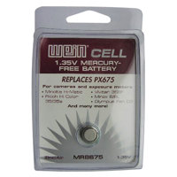 Wein Cell PX675 Button Battery, 1.35 volt Zinc-Air.