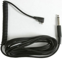 Bowens 12' Straight Sync Cord for Esprit Monolights, 1/4" Mono Plug to PC.
