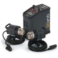 Bowens QuadX Two Flash Head Studio Set, 3000 Watt Second Total Output