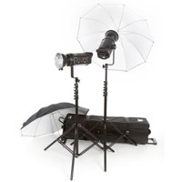 Bowens Gemini 500R/500R Studio Kit, with Two 500 watt Second Monolights, Umbrellas, Stands & Carry Bag