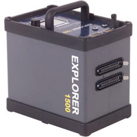 Bowens Explorer 1500, Two Channel Asymmetrical Portable Battery Generator.