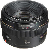 Canon EF 50mm f/1.4 USM Standard AutoFocus Lens - Gray Market image