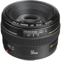 Canon EF 50mm f/1.4 USM Standard AutoFocus Lens - USA image