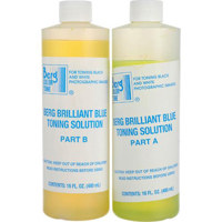 Berg Color-Tone, Brilliant Blue Toner for Black & White Prints, Makes 1 Gallon, #BCT-BB128