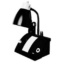 Checkolite iHome iHL24 Colortunes Desk Organizer Lamp &amp; iPod Player Compartment, Black image