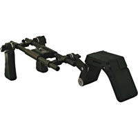 Cavision RS1580D-SPE Camera Shoulder Pad System with 2 x 15mm Rods with Extension, Dual Handgrips with Mounting Bracket image