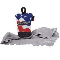 Alpine Innovations Spudz the most Convenient Micro-Fiber Cleaning Cloth, Standard 6&quot; x 6&quot;, American Flag image