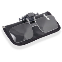 Carson Clip & Flip, Flip-Up 1.5x Power Magnifying Lenses for Eyeglasses