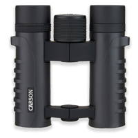 Carson 8x26 Raven, Compact Water Proof Roof Prism Binocular with 6.3 Degree Angle of View.