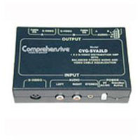 Comprehensive 1x2 Y/C Video, Stereo Audio Line Driver / Distribution Amplifier