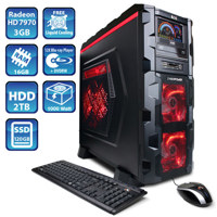 CyberpowerPC Fang III GLC2020 Gaming Desktop PC with Intel Core i7-3930K 3 2GHz Processor, 16GB RAM, 2TB HDD, AMD Radeon HD7970 Graphics Processor