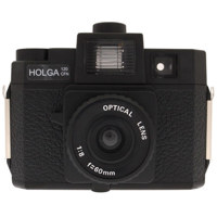 Holga 120CFN Medium Format Fixed Focus Camera with Lens and Built-in Flash with Color Filter Wheel image